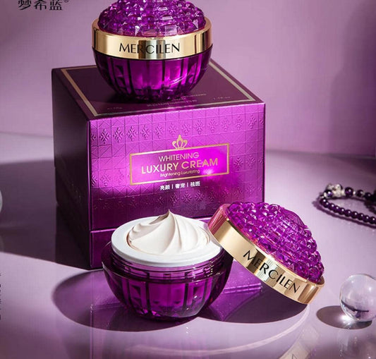 Crème Visage Blanchissante Jour & Nuit – Glutathion & Collagène
